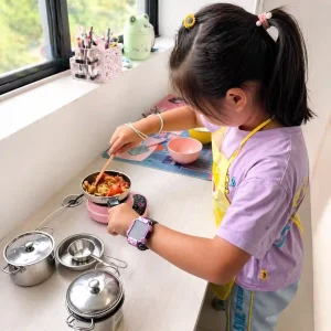 Bộ Đồ Chơi Nhà Bếp 22 Chi Tiết Cho Bé Có Bếp Nấu Thật Mini, Đồ Chơi Nấu Ăn Bé Gái