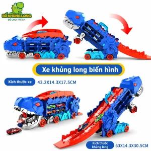 Khủng Long Biến Hình Nuốt Ô Tô Kèm 6 Xe Hợp Kim - bố khủng long
