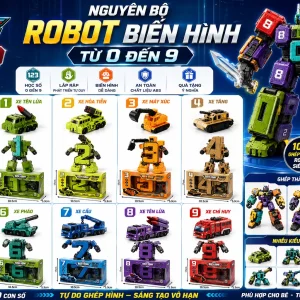 Mẫu robot biến hình số 9 bán chạy cho bé trai
