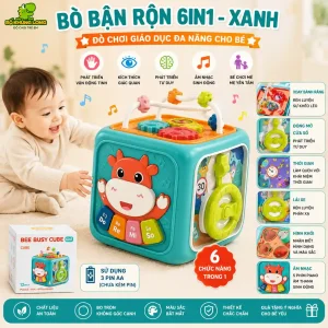 bò bận rộn màu xanh