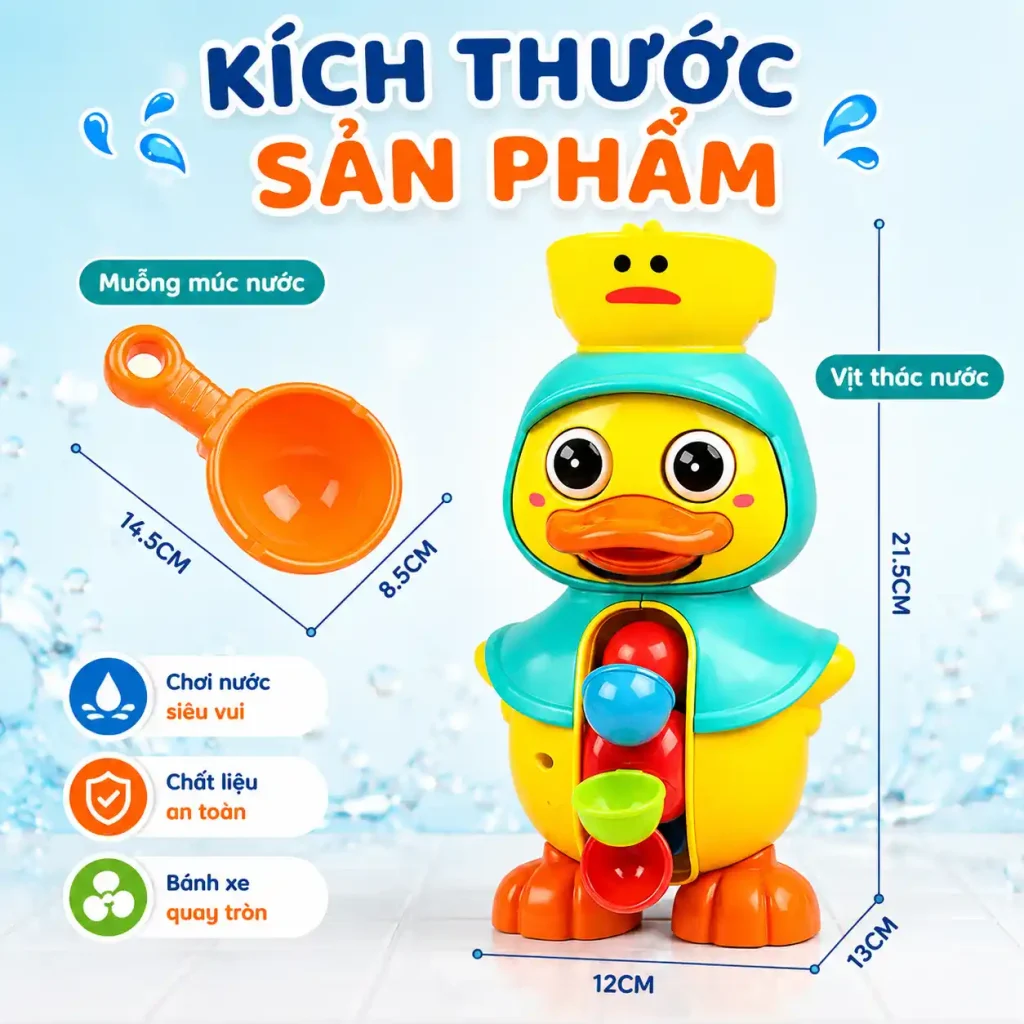 Đồ Chơi Thác Nước Vịt Cho Bé