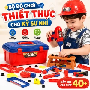 bộ đồ chơi kỹ sư cho bé