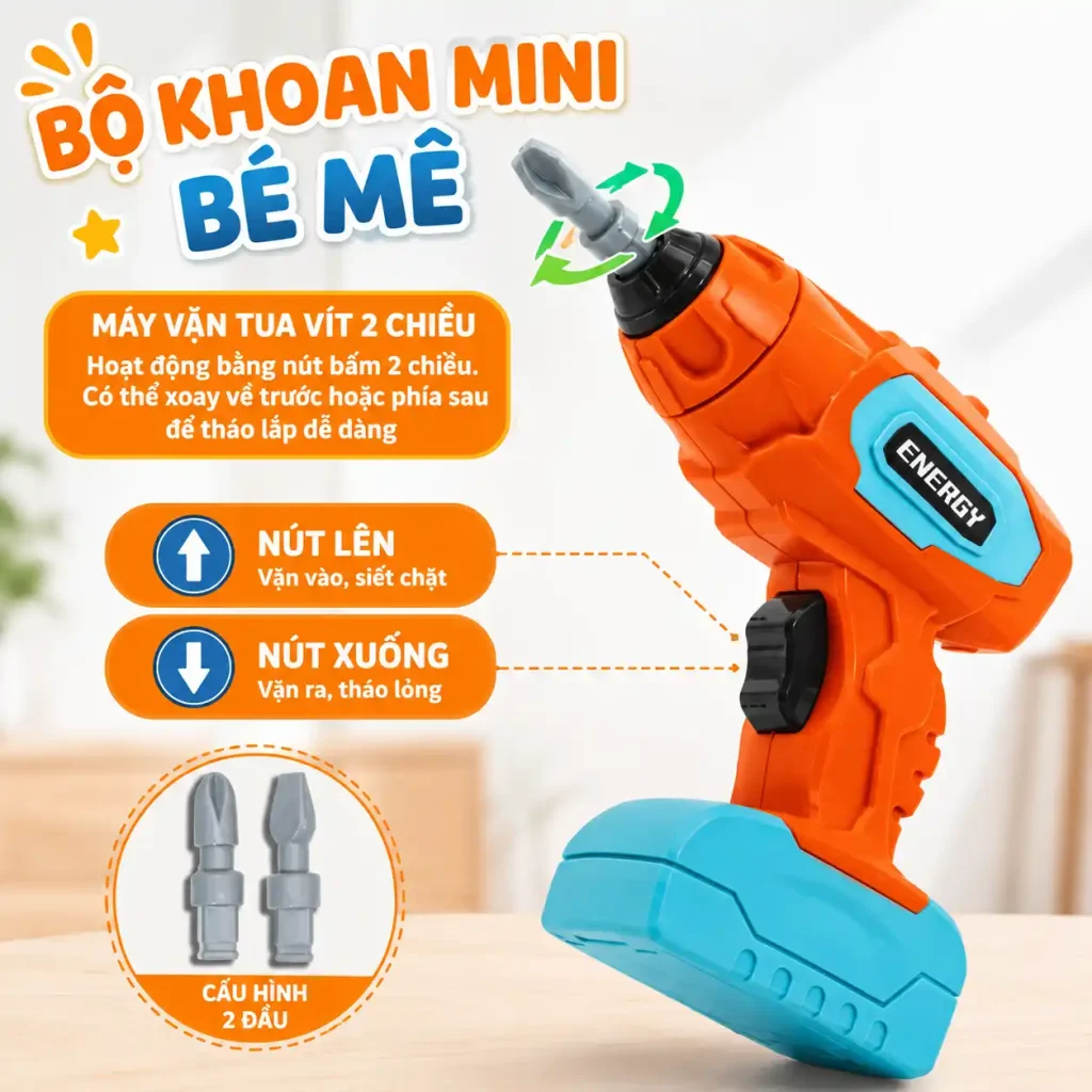 bộ dụng cụ kỹ sư trẻ em