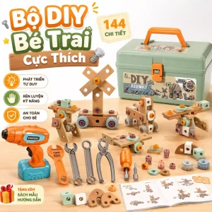 đồ chơi lắp ráp DIY cho bé