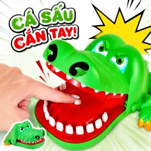 đồ chơi cá sấu cắn tay