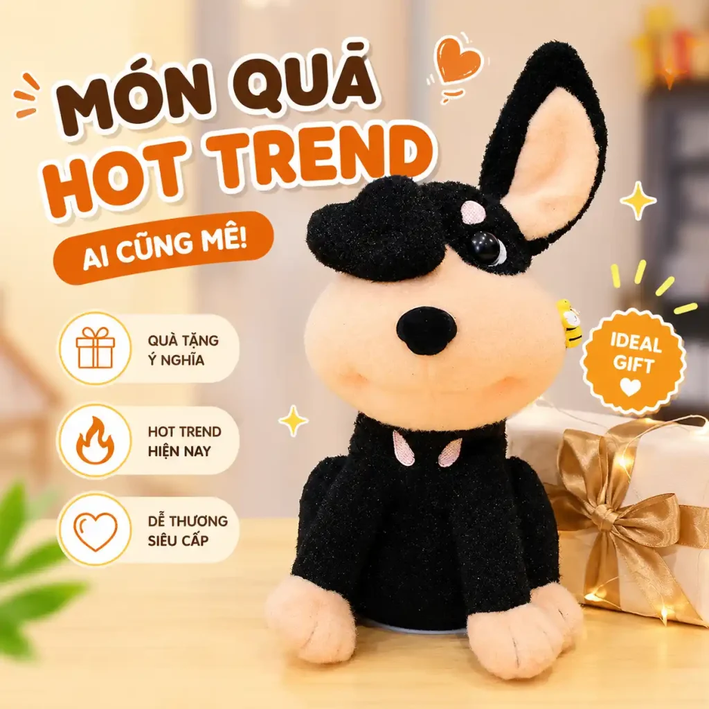 chó bông biết hát giá bao nhiêu
