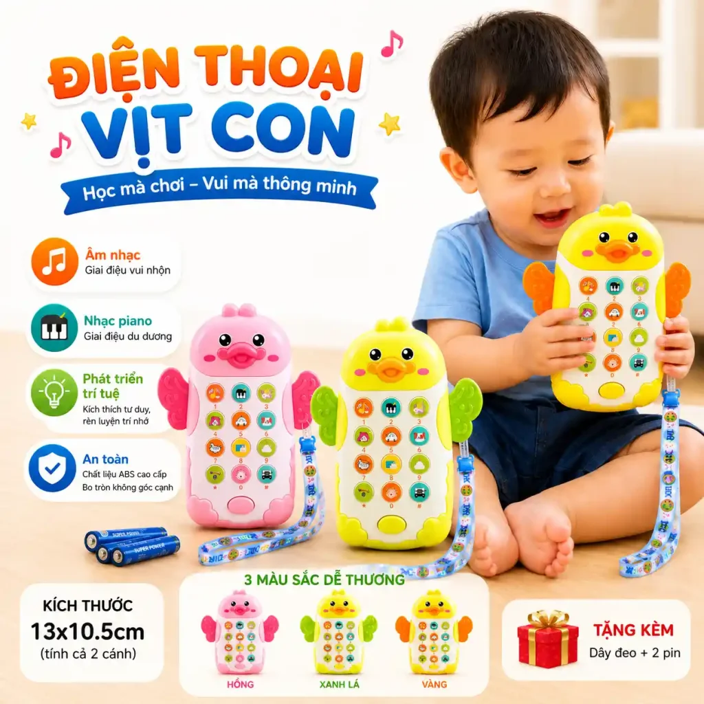 điện thoại đồ chơi cho bé 1 tuổi