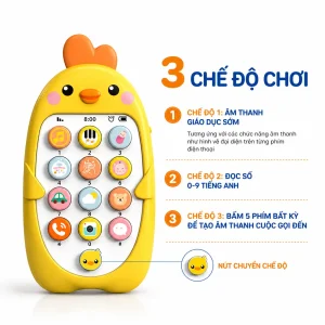 điện thoại đồ chơi phát nhạc