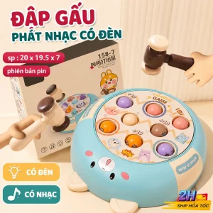đồ chơi đập chuột hình gấu