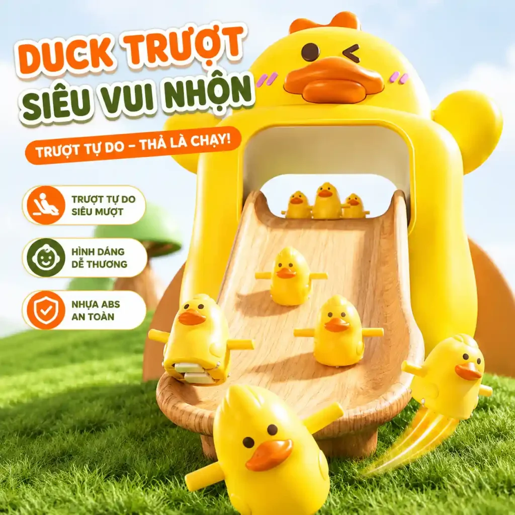 Đồ Chơi Công Viên Vịt Leo Thang Có Nhạc