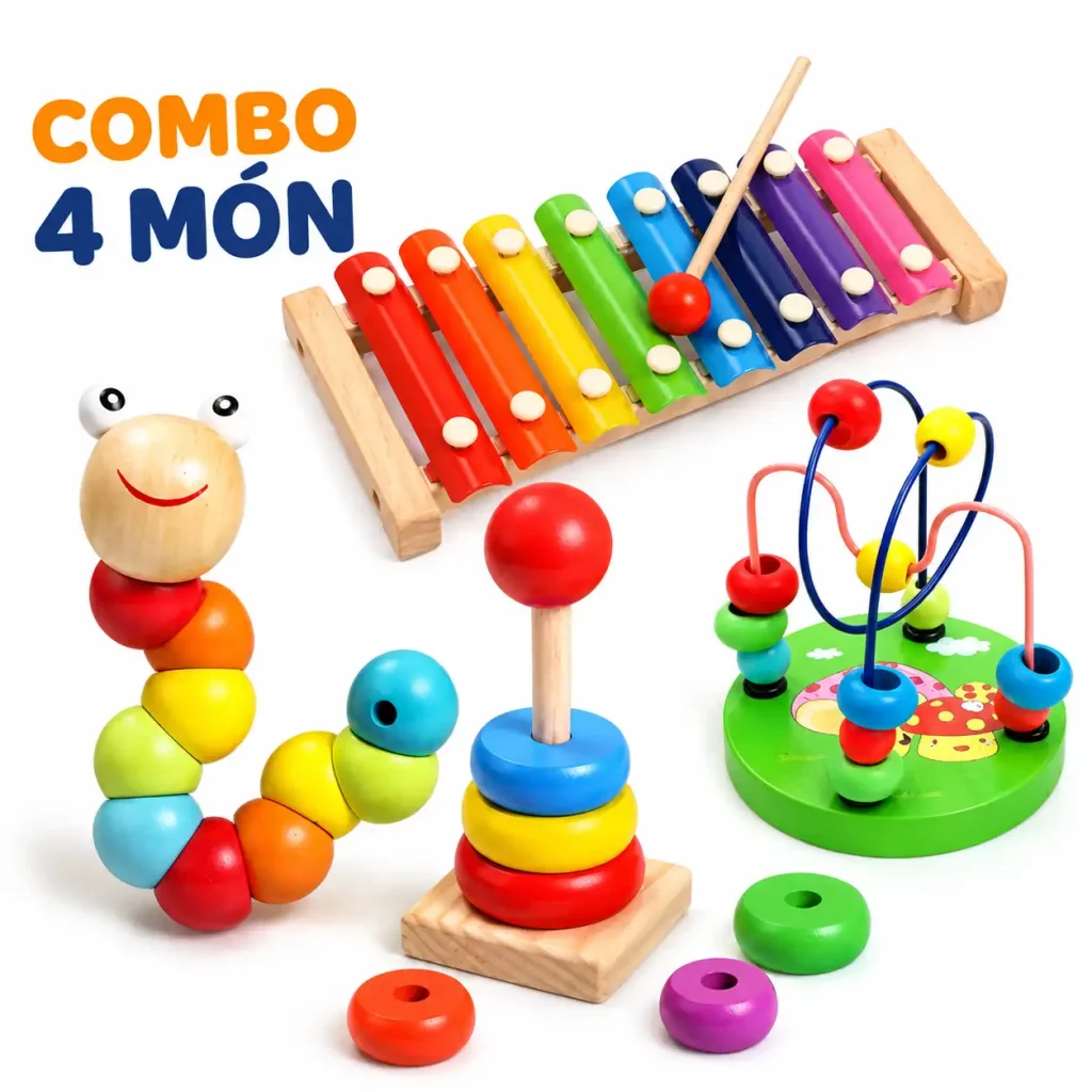 đồ chơi gỗ Montessori cho bé