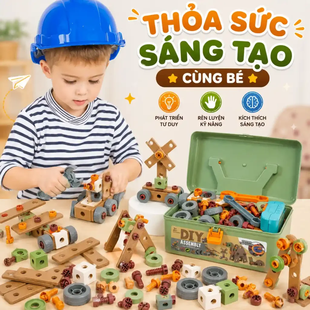 đồ chơi lắp ráp 144 chi tiết