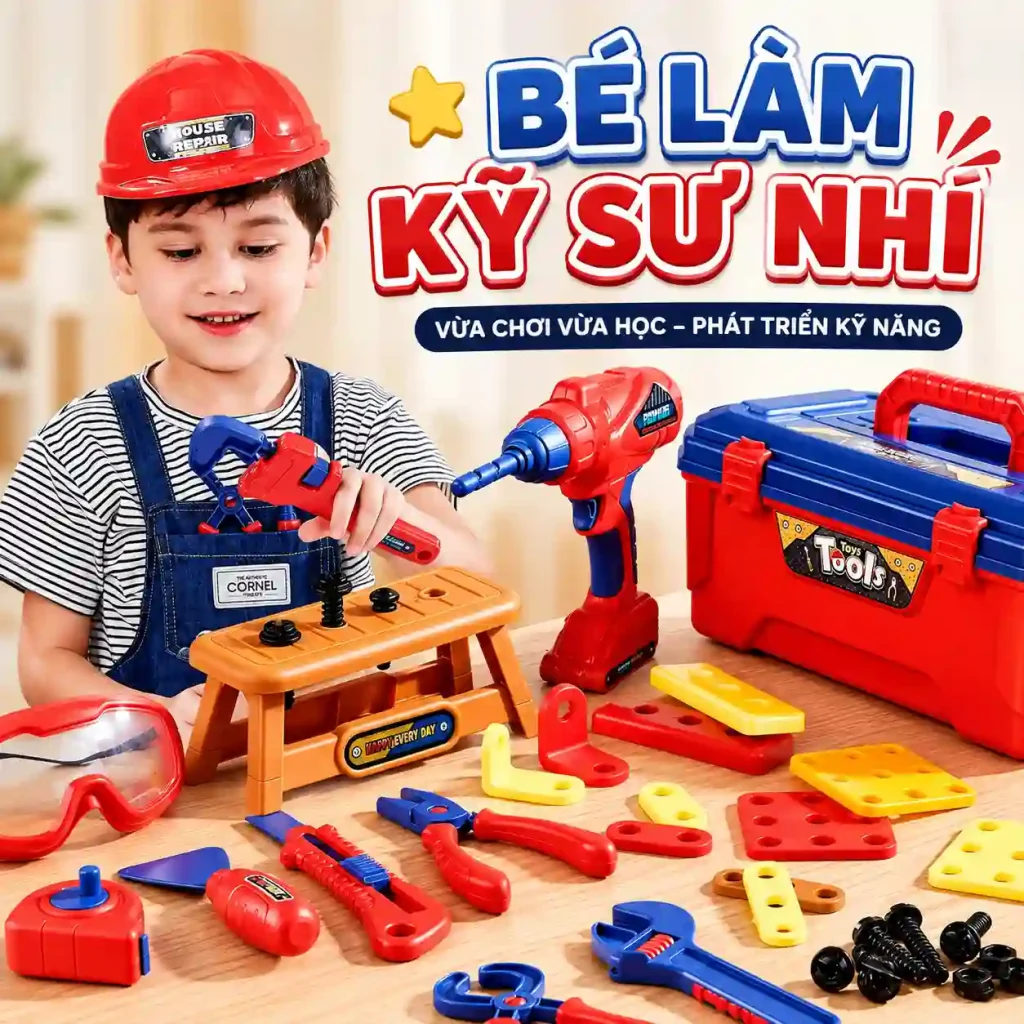 đồ chơi dụng cụ sửa chữa cho bé