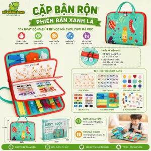 cặp bận rộn xanh lá