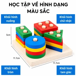 đồ chơi gỗ Montessori cho bé