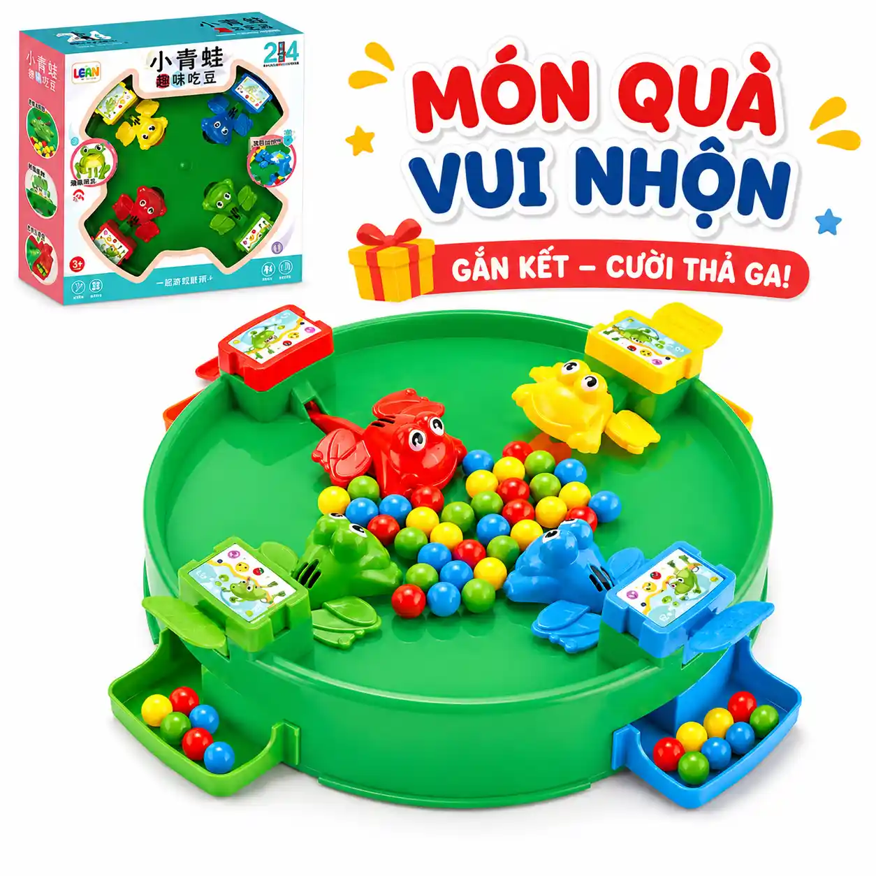 Đồ Chơi Ếch Ăn Kẹo Bi Hungry Frogs Cho Bé - Ảnh 5