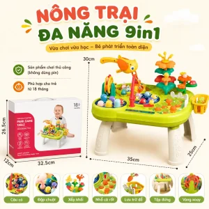 Đồ Chơi Nhổ Cà Rốt Montessori Cho Bé Học Màu Sắc