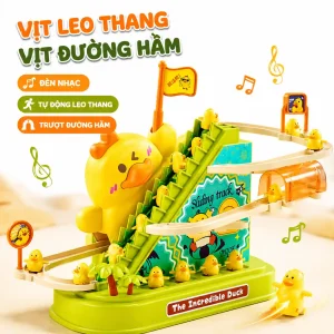 Vịt Leo Thang Tặng 6 Vịt Có Đường Hầm Cho Bé