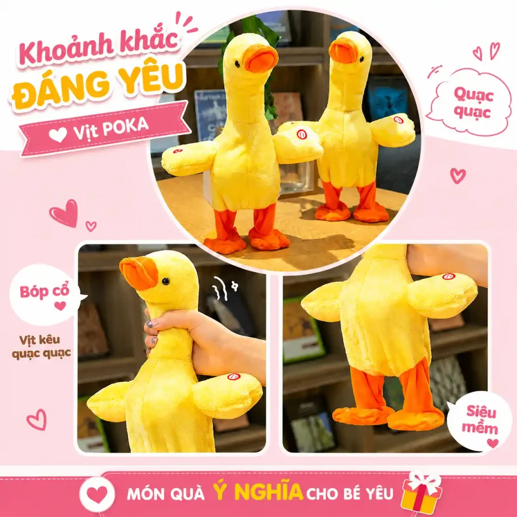 đồ chơi vịt biết đi cho bé