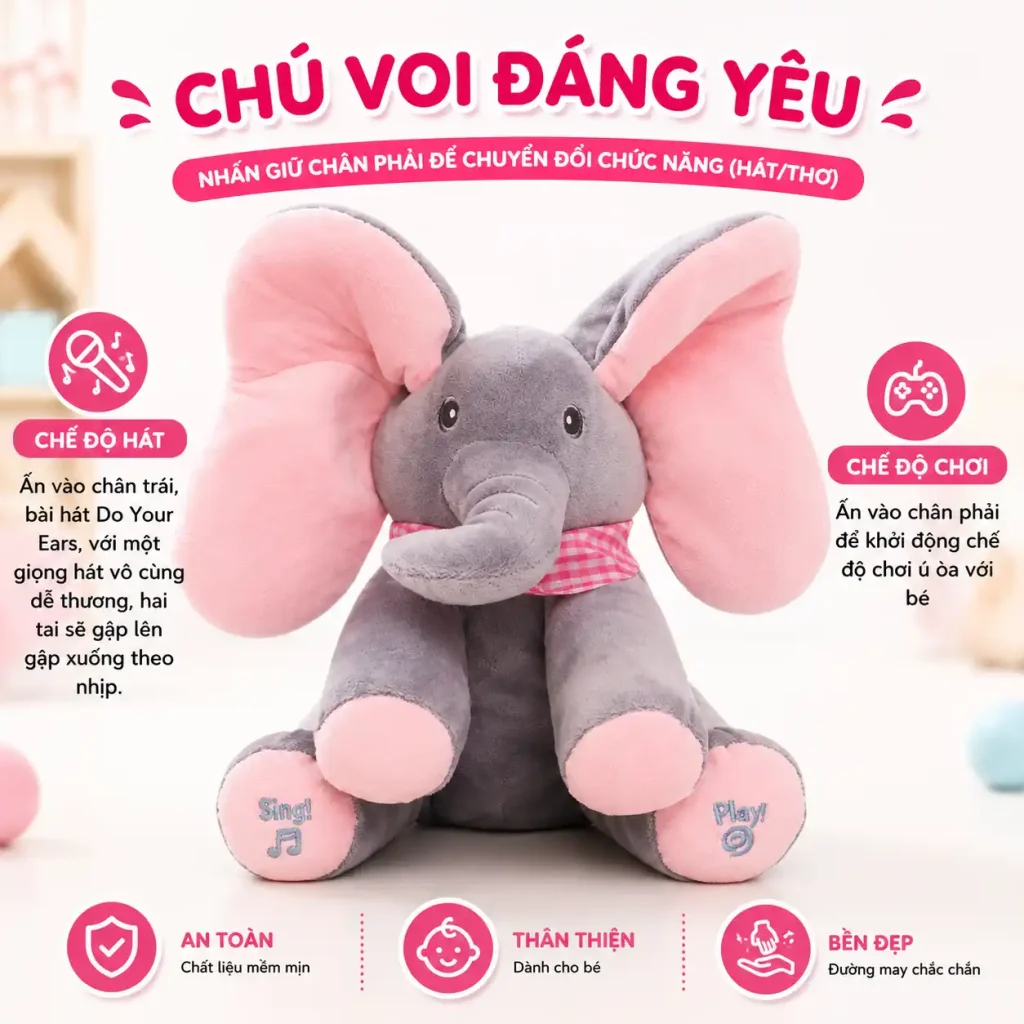voi ú òa cho bé giá bao nhiêu