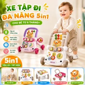 Xe tập đi đa năng 5in1 cho bé