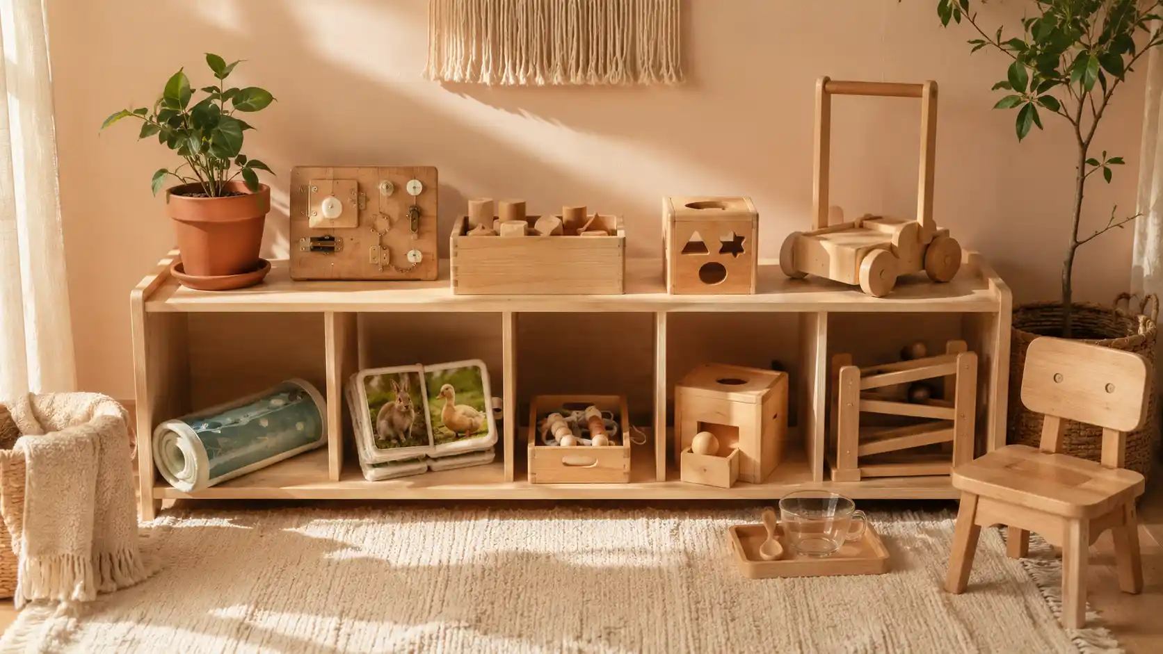 Top 10 đồ chơi cho bé 1 tuổi - bộ sưu tập đồ chơi gỗ Montessori