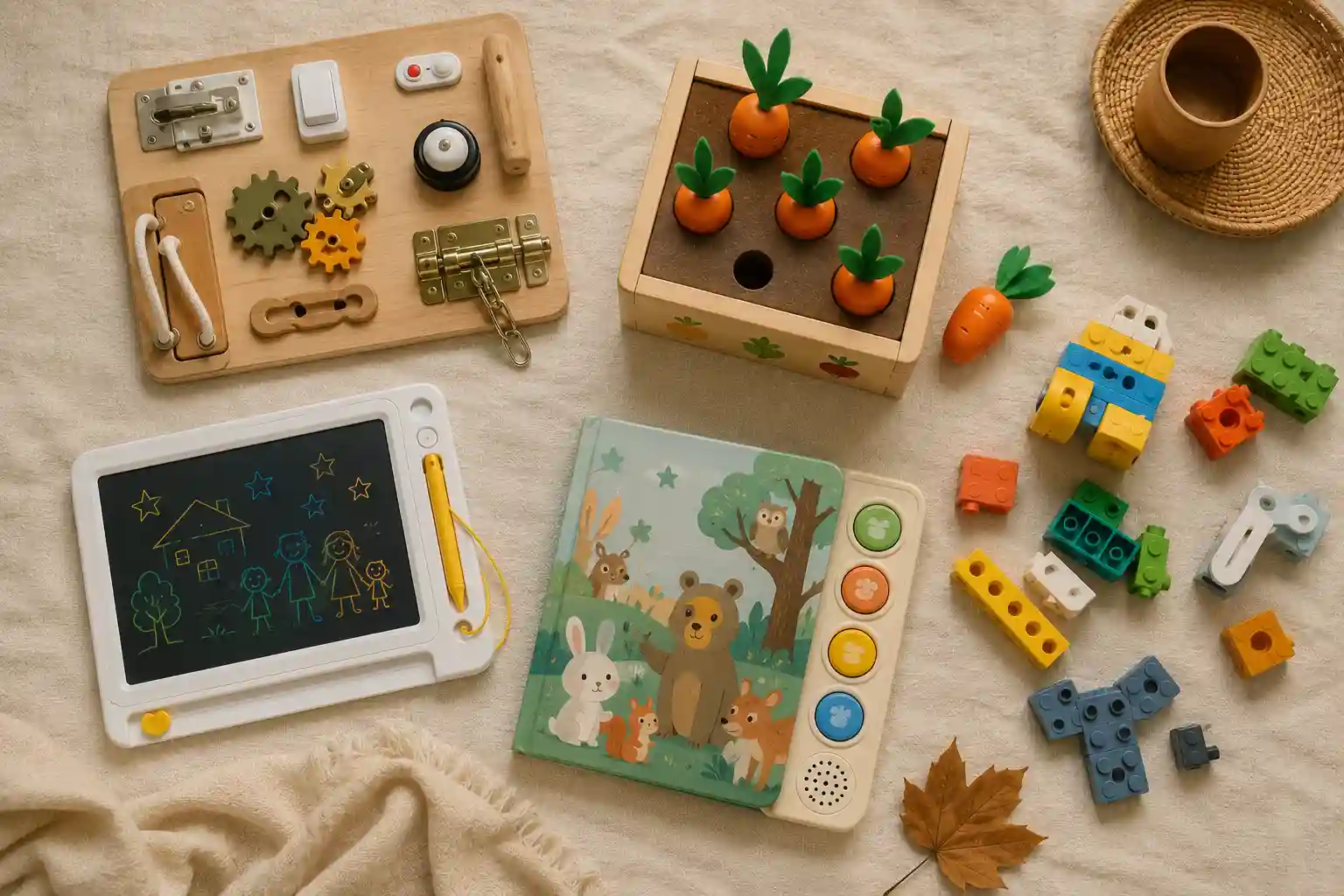 Top 5 đồ chơi giúp bé tập trung tự nhiên thay thế điện thoại theo Montessori 2026